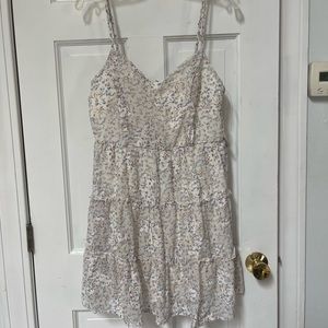 Altar’d State floral mini dress, size L.
